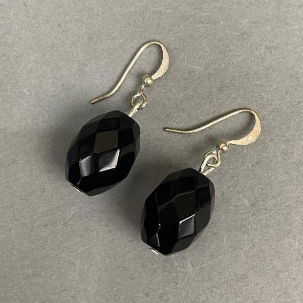 Сережки Чеський кришталь, довжина 45мм +