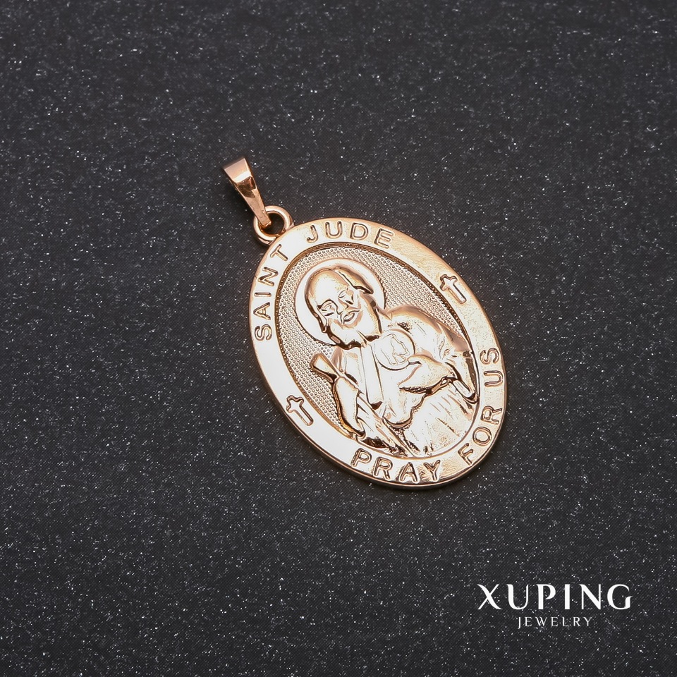 Кулон Xuping "Saint Jude" 20х28х35мм позолота 18к