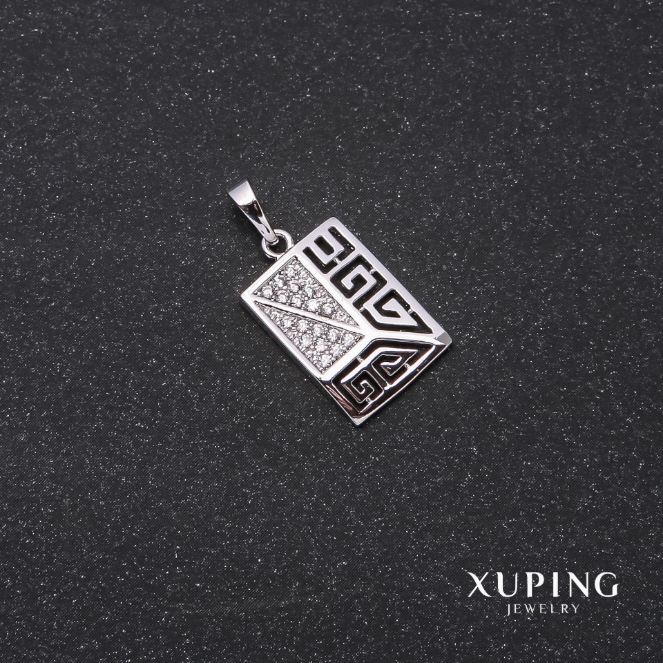 Кулон Xuping "Версаче" 23х19х12мм родій
