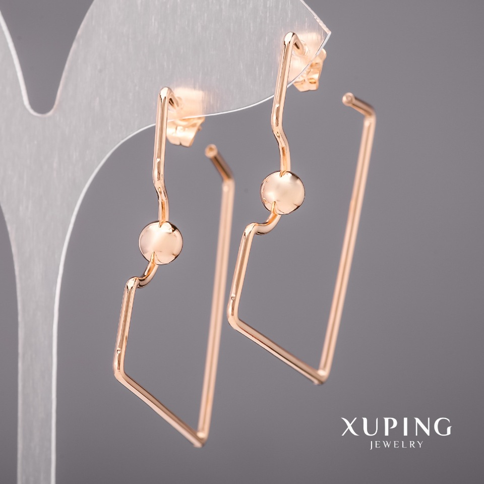 Сережки Xuping 39мм Позолота 18К