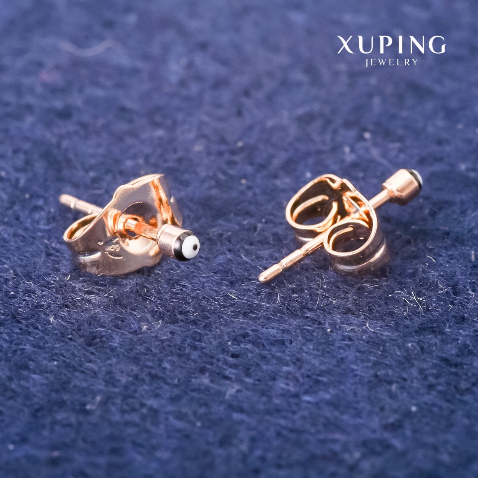 Сережки Xuping Сережки пусети кульчики Око 2мм Позолота 18К