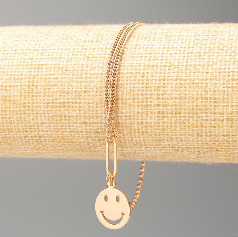 Браслет Xuping Позолота 18К "Smile" L 18-21см, товщина 2мм +